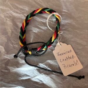 Jamaican Leather Bracelet Handmade